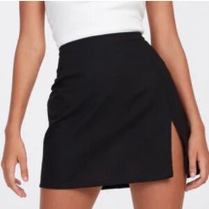 VERGE GIRL slit mini skirt